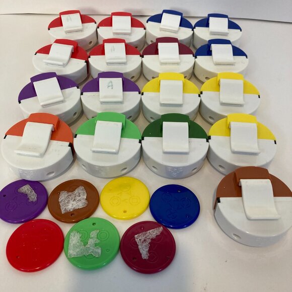 2019 POKEMON McDonalds Pokeball Disc Launcher 17 Happy Meal Toys 7 Disks - Picture 5 of 9